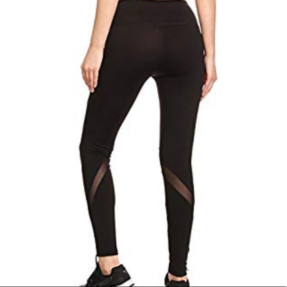 Mesh sports panel leggings - Picture 3 of 3